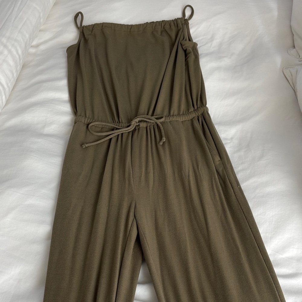 Lou & Grey Olive Green slouchy Jumpsuit